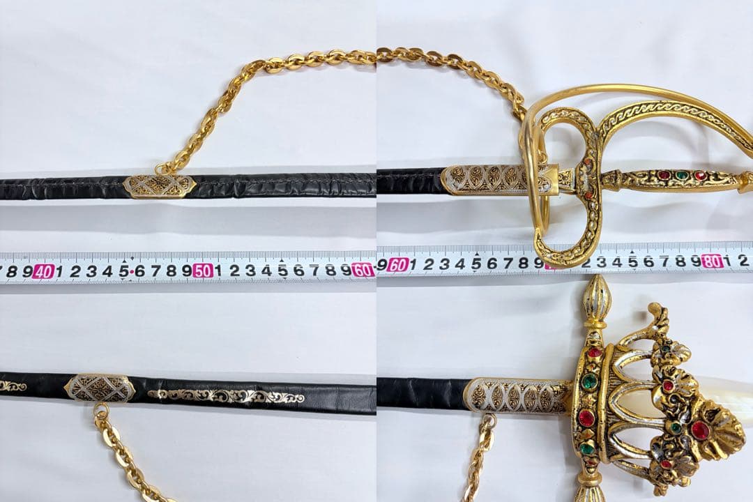 レイピア 細剣 西洋 剣 片手剣 武具 模造刀 コスプレ 合皮鞘 2本セット