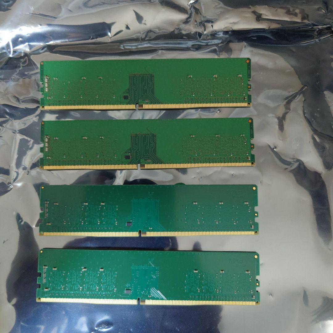 Crucial DDR4 16GB メモリ 4枚セット