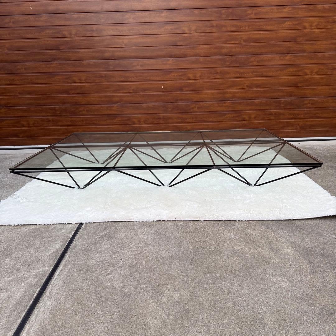 美品 B&B italia ALANDA ガラステーブル 購入価格67万