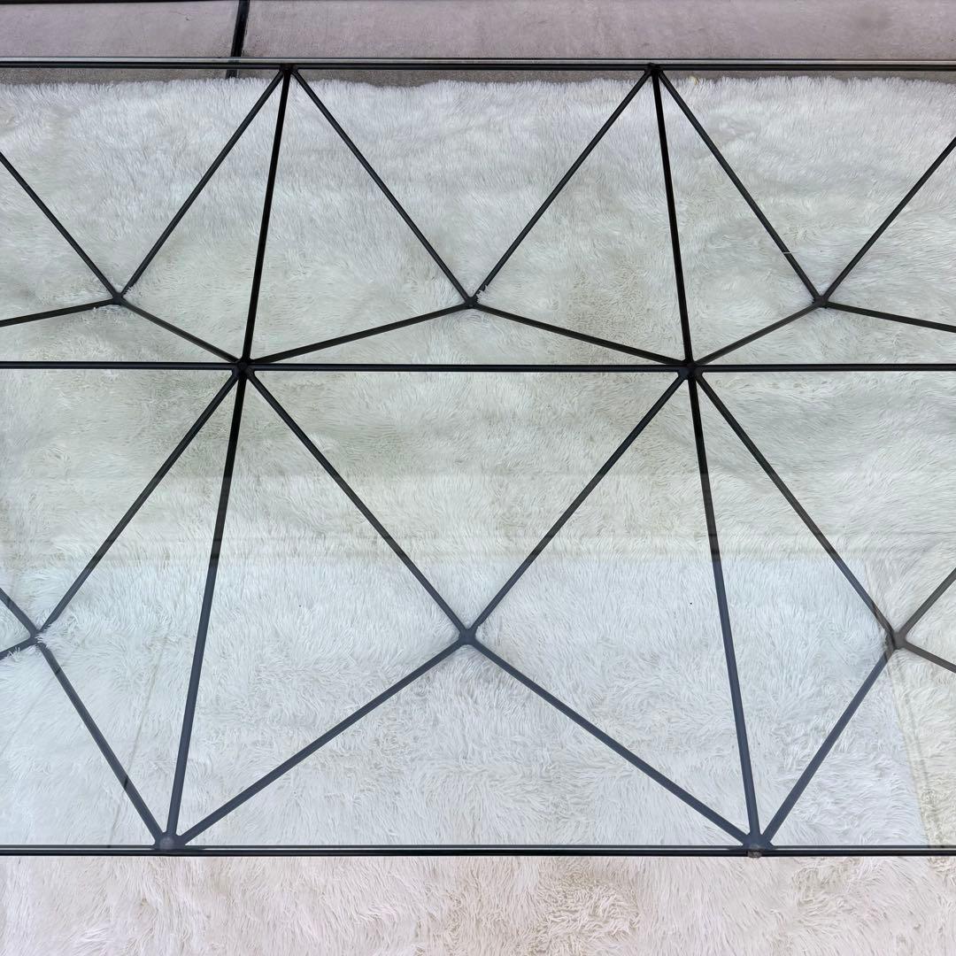 美品 B&B italia ALANDA ガラステーブル 購入価格67万