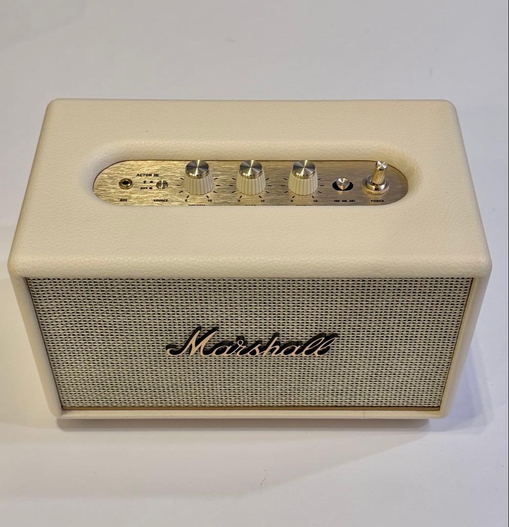 MarshallワイヤレススピーカーActon III クリーム