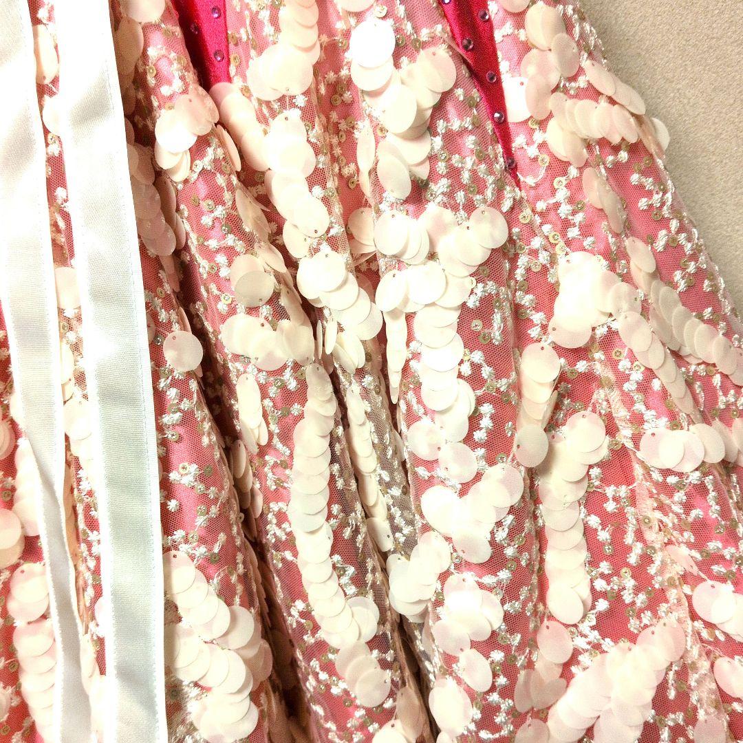 社交ダンス　衣装　ワンピース　モダンドレス 　スタンダードドレス