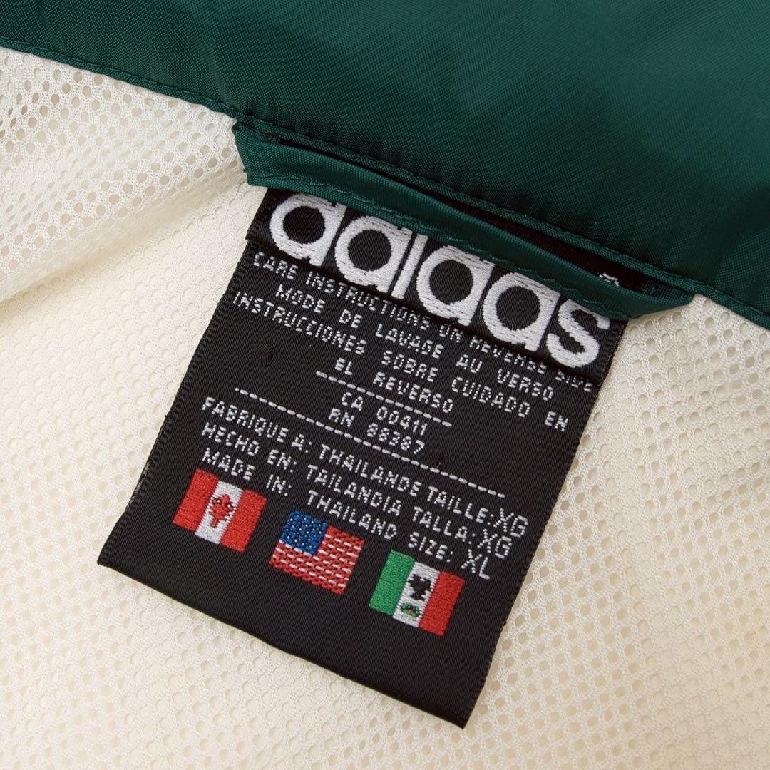 常田大希　着用　アディダス　グリーン　ナイロンジャケット　緑　adidas XL