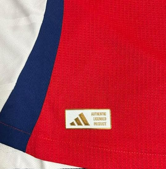 アーセナル　ライス　オーセンティック ホーム CL（M）2024-25