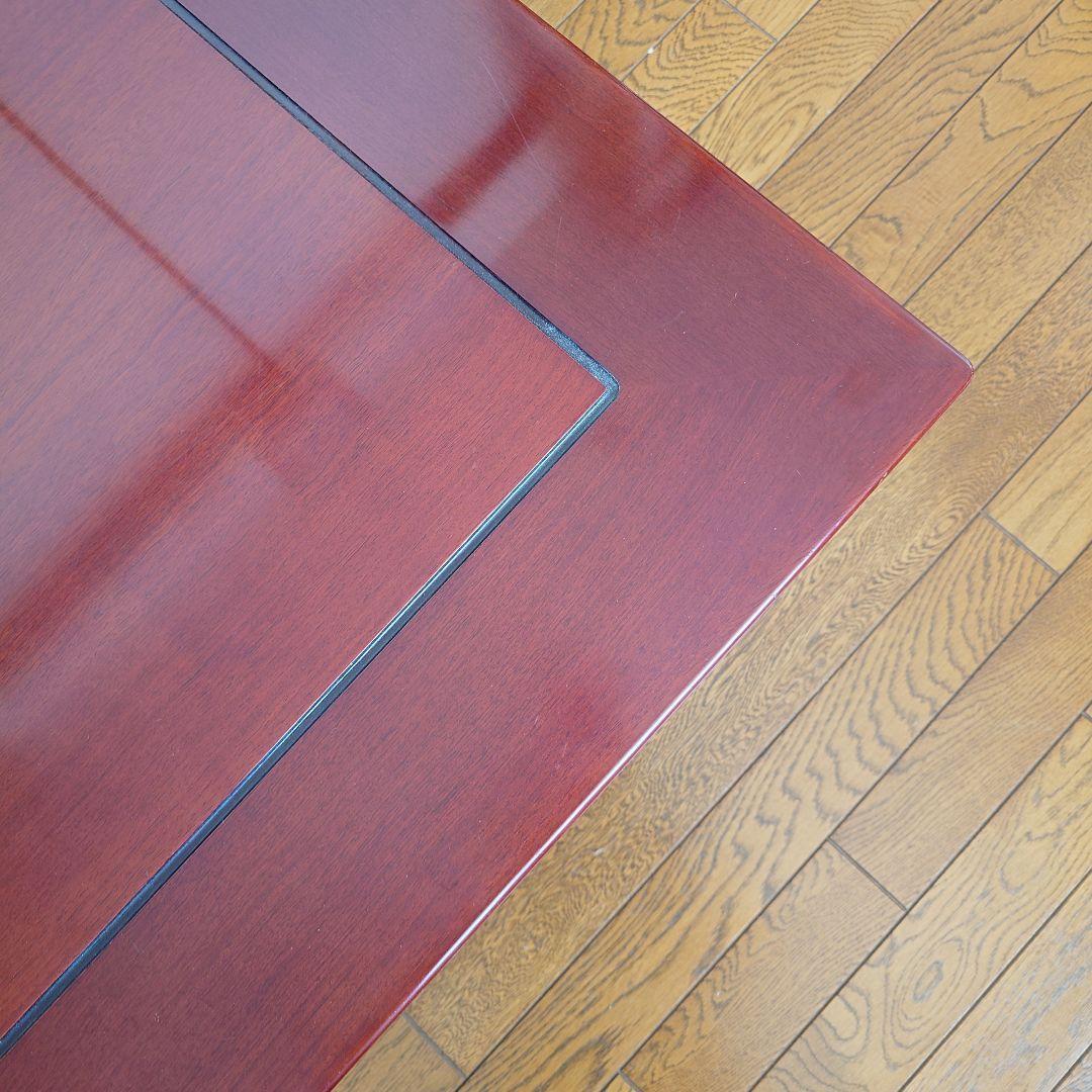 カリモク　ローテーブル　机　アンティーク家具