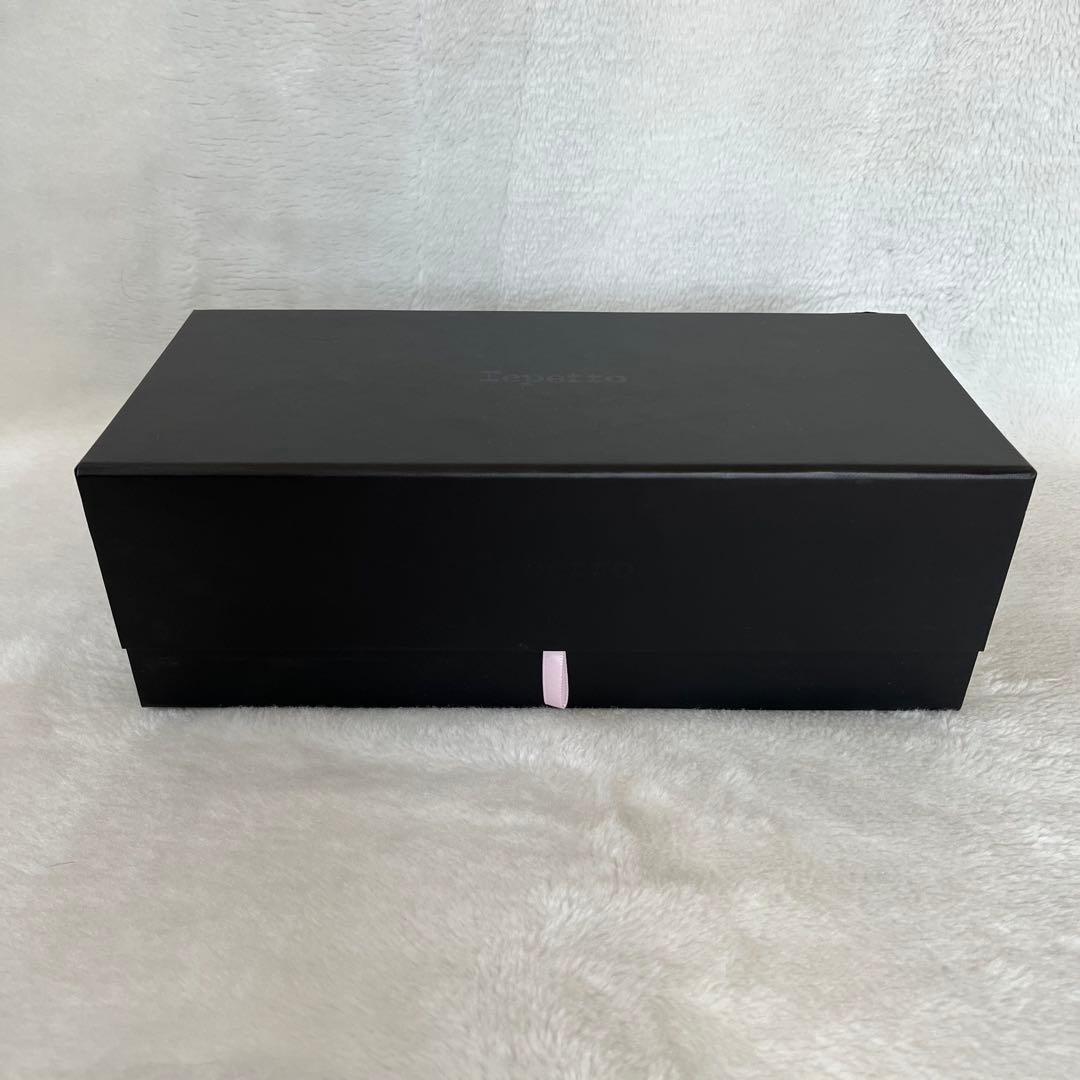 美品 箱付き☆レペット 38.5 グレー ブリジット ポインテッドトゥ バレエ