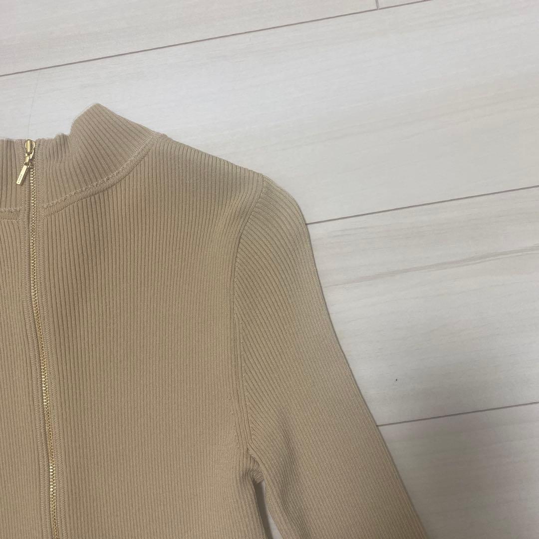 エポカ ベージュ 長袖 ワンピース 40