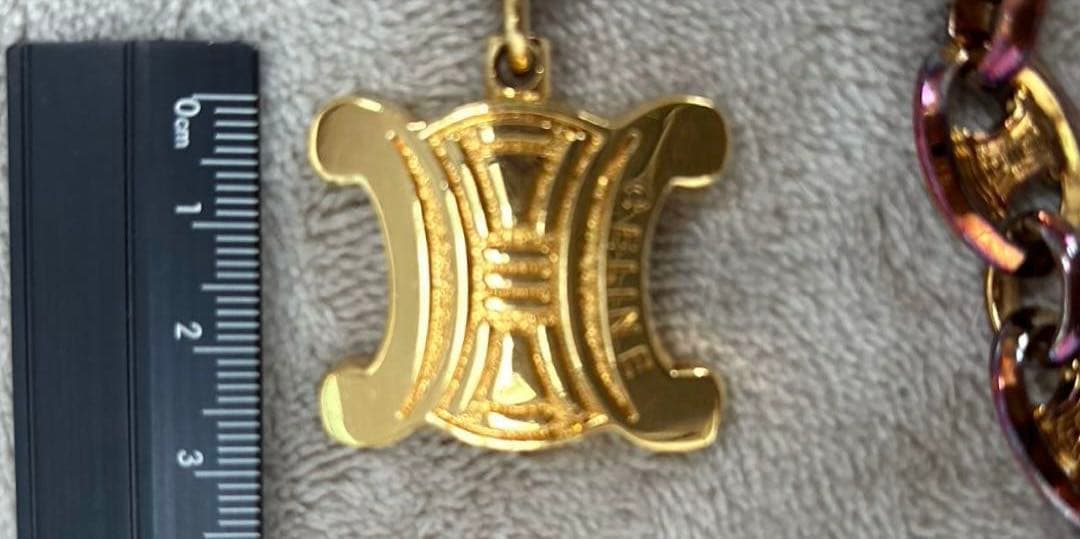 ヴィンテージ　CELINE セリーヌマカダム Macadam チェーン ベルト