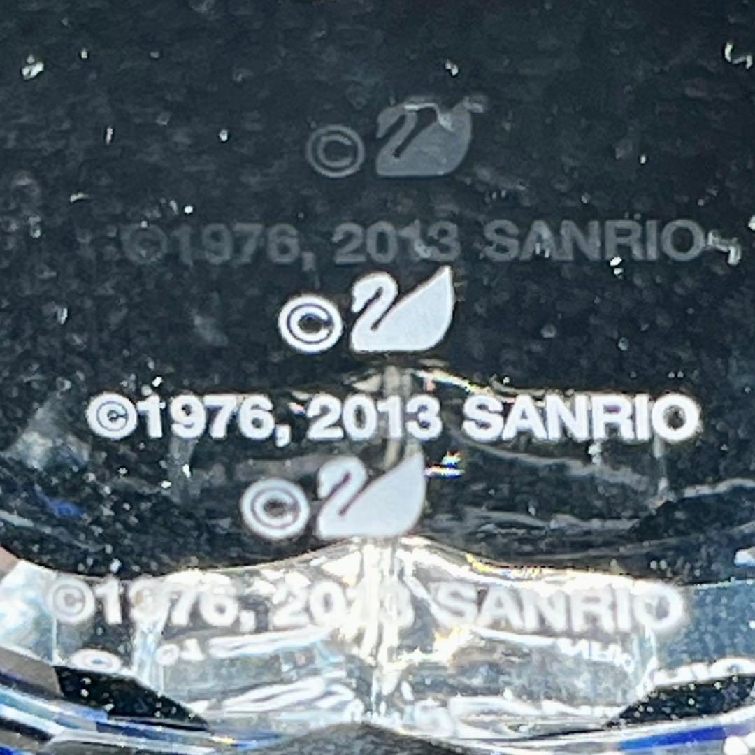 【激レア・廃盤】 スワロフスキー ハローキティ ブルーリボン 2013年限定品