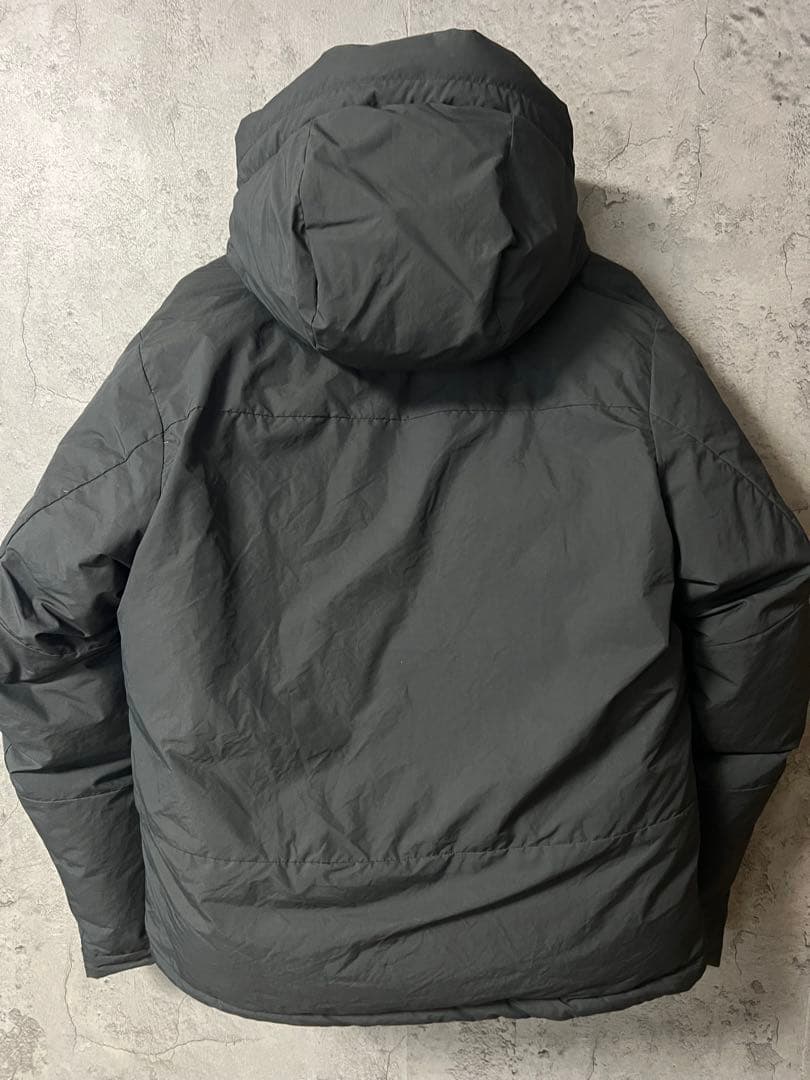 FIRST DOWN ダウンジャケット ブラック L フード付き