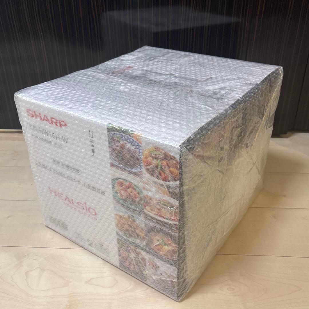 【新品未使用】SHARP ヘルシオ ホットクック1.6L KN-HW16H-W