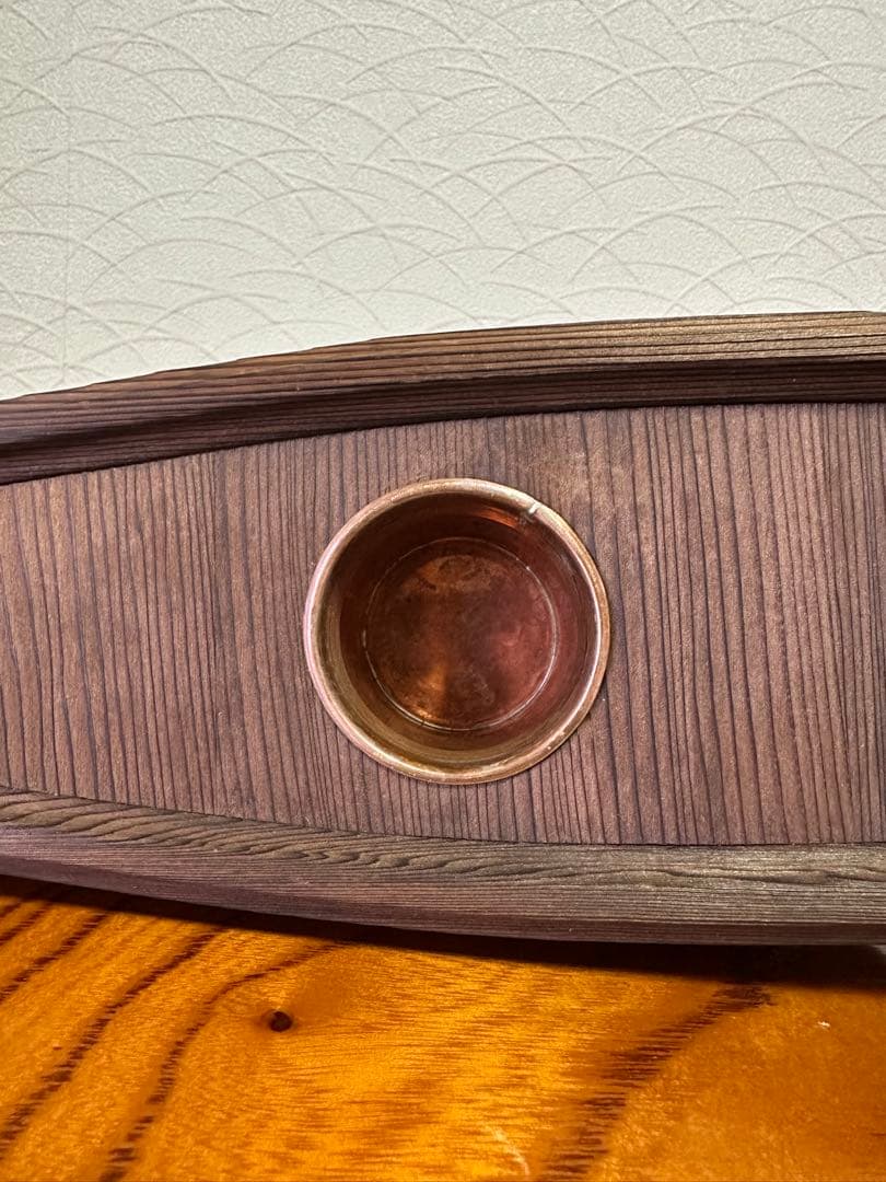 泊舟　泊船　華道具　木製花器　美品　池坊　花器