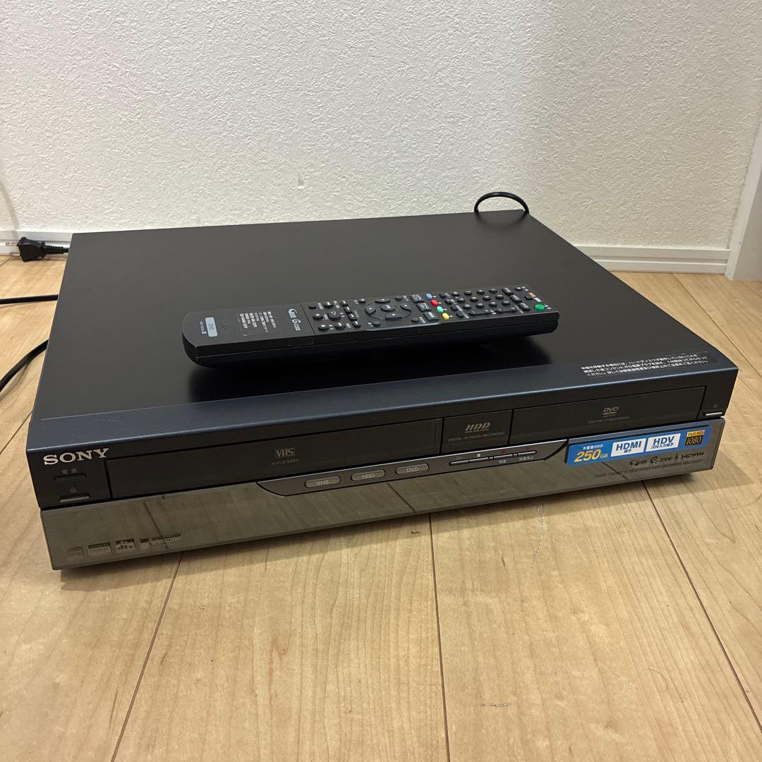 完動品！！VHS・DVDレコーダー SONY RDZ-D60V