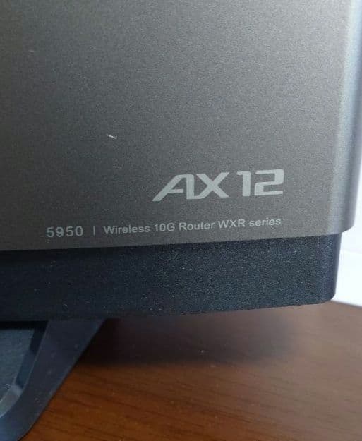 BUFFALO 無線LANルーター 4本アンテナ　WXR-5950AX12