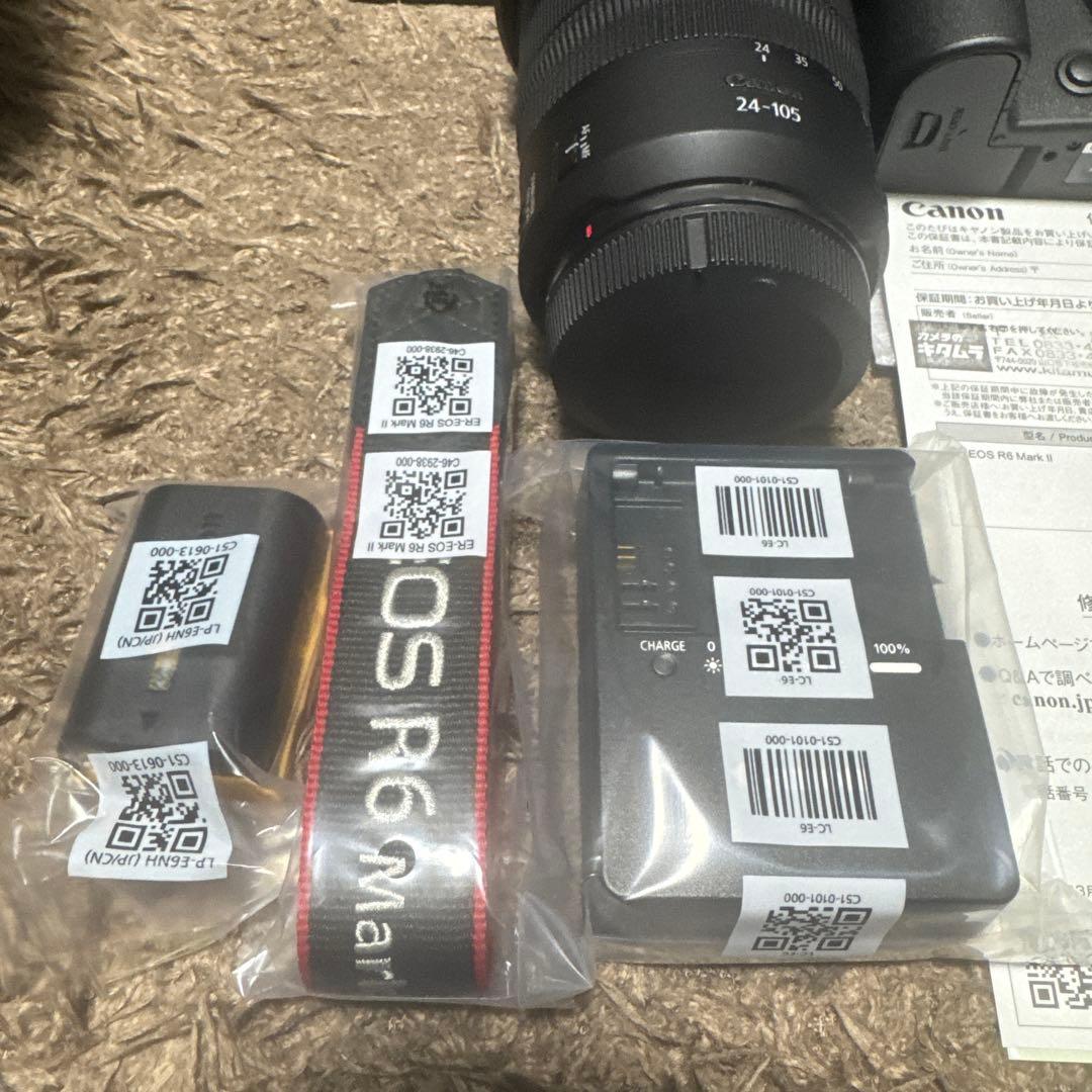 デジタルカメラ Canon EOSR6MarkII RF24-105mmF4 L IS SM