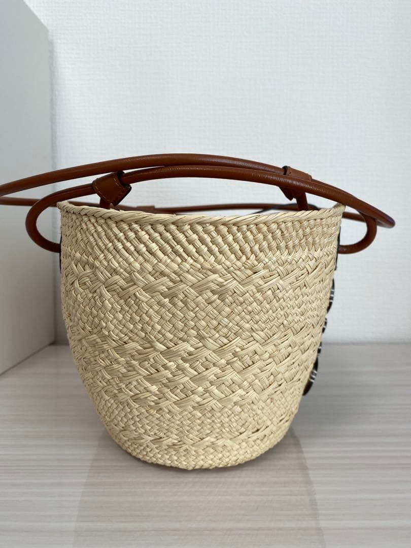 【美品】正規品 LOEWE アナグラム カゴバッグ スモール