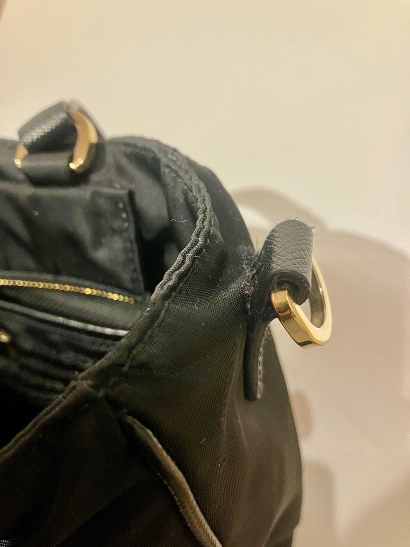 PRADA プラダ ハンドバッグ TESSUTO ※補修アリ、一部欠損