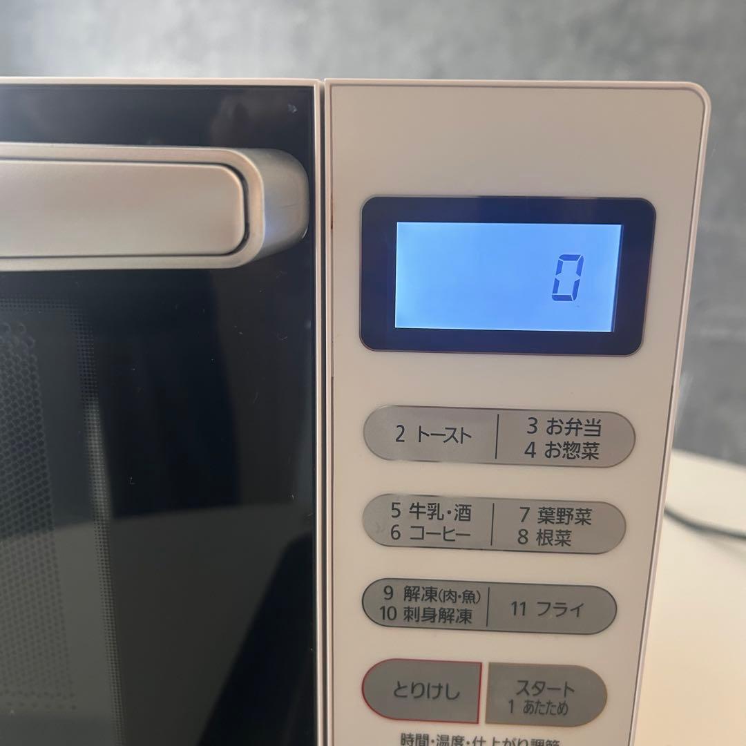 アイリスオーヤマ オーブンレンジ 2019年製 電子レンジ フラットテーブル