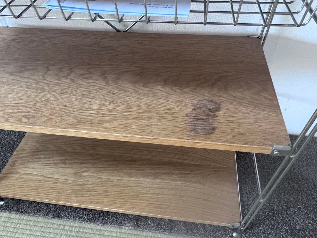 【そらいろ様】無印良品　ステンレスユニットシェルフ　ワイド