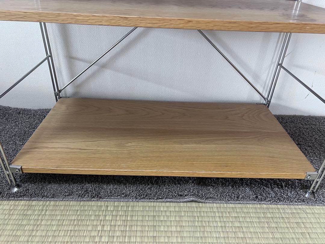 【そらいろ様】無印良品　ステンレスユニットシェルフ　ワイド