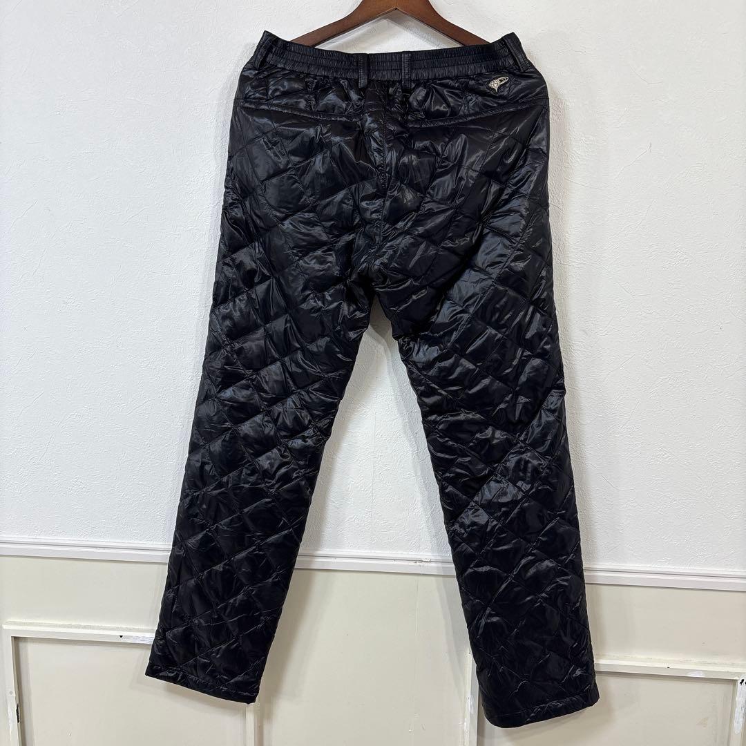 62美品　BEAMS GOLF ダウン　キルティング パンツ　ルコック　フィラ