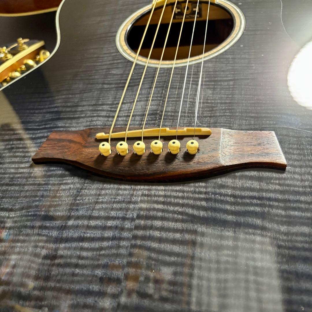 美品【トランスギター】IBANEZ AEG24-Ⅱ　単板、美しい虎目（値下げ中）