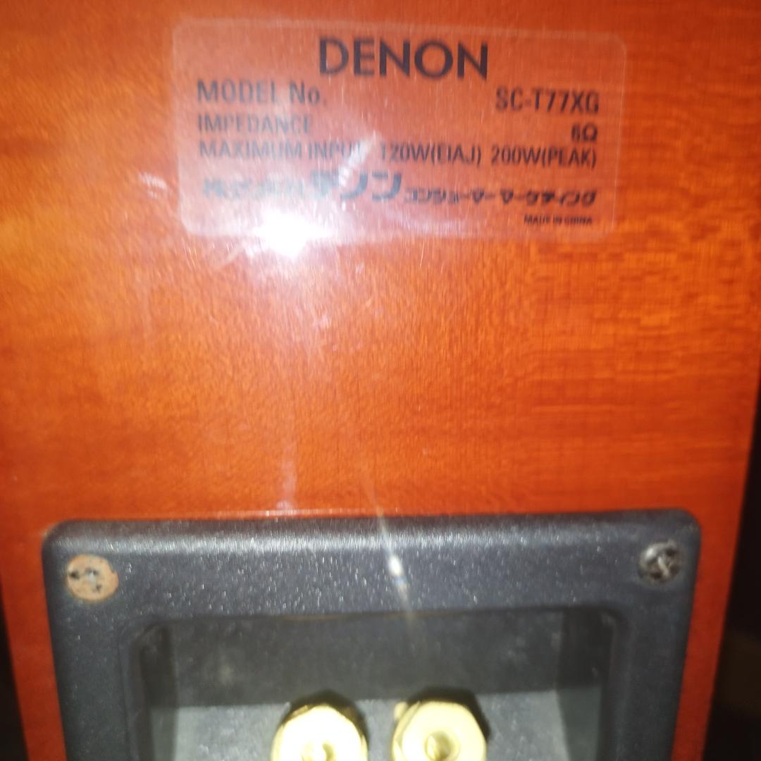 Denon SC-T77XG スピーカーペア　デノン トールボーイ