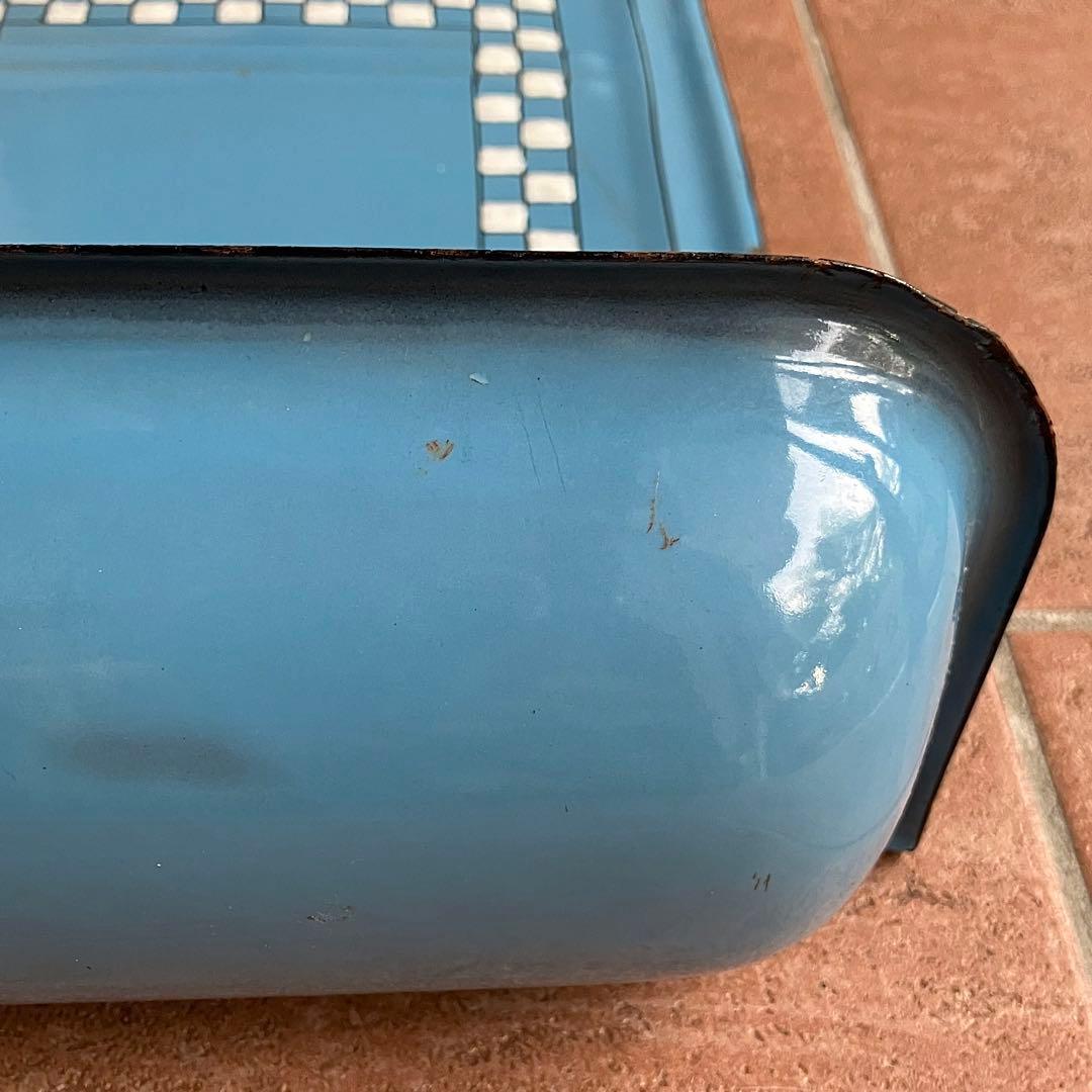 ヴィンテージ エナメル レードル ラック / ホーロー