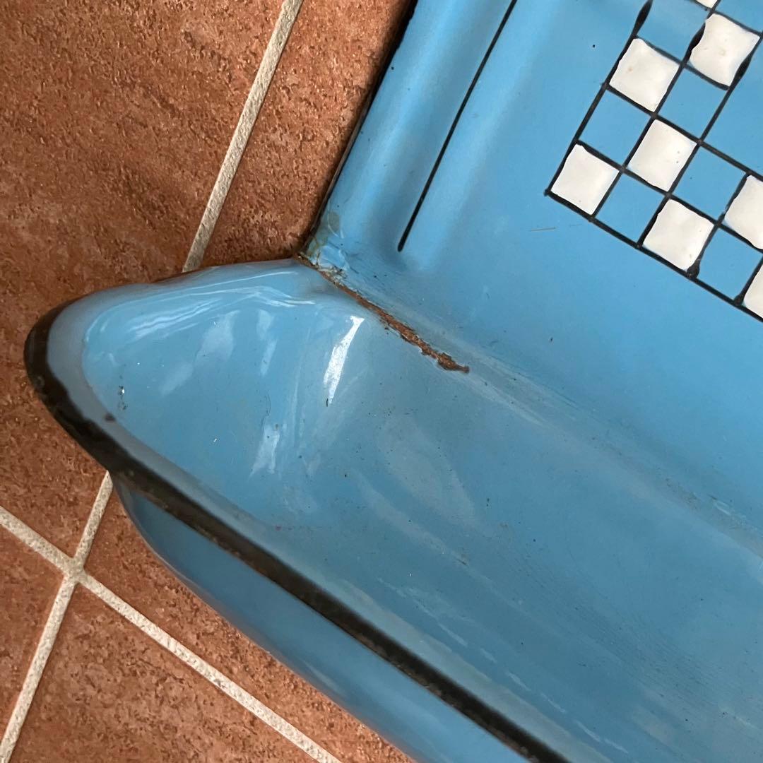 ヴィンテージ エナメル レードル ラック / ホーロー