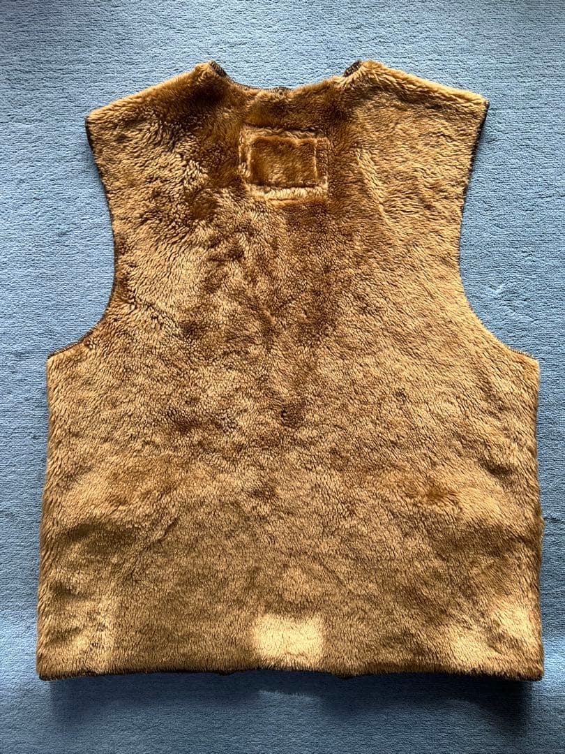 Barbour×US/Zip-Up Pile Boa Vest