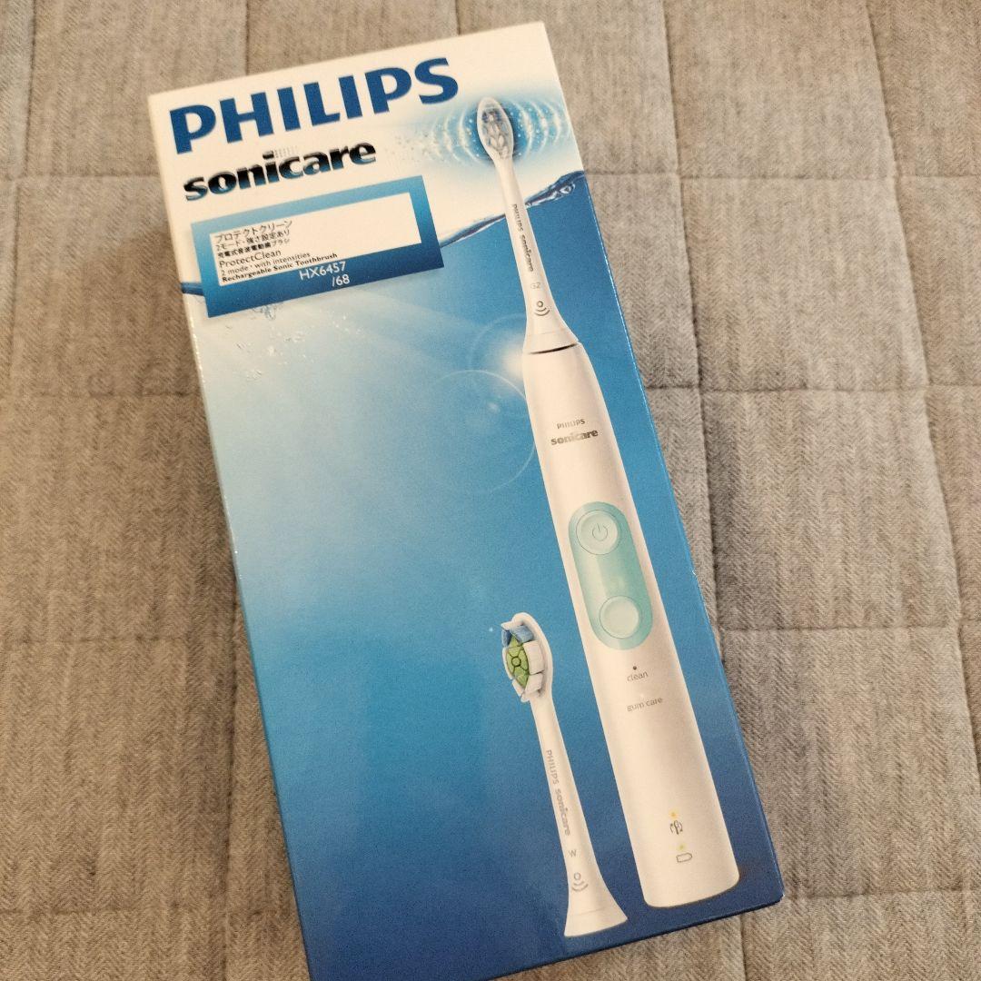 フィリップスソニッケアー プロテクトクリーン 電動歯ブラシ HX6457/68
