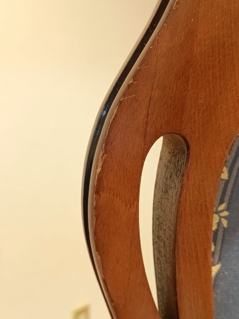 イタリア高級アンティーク調家具 ダイニングチェア リビングチェア 猫脚 A