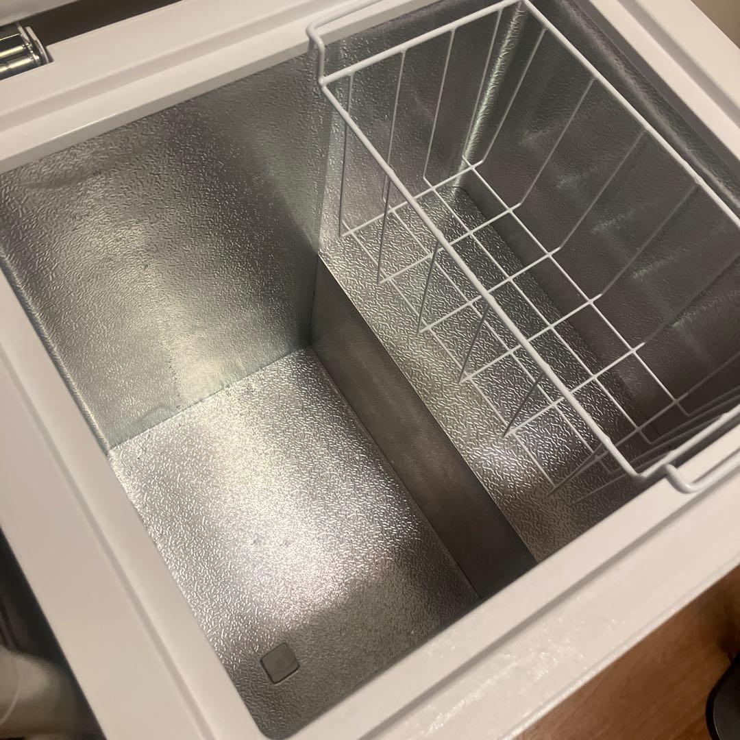 YAMAZEN チェスト型冷凍庫 ホワイト