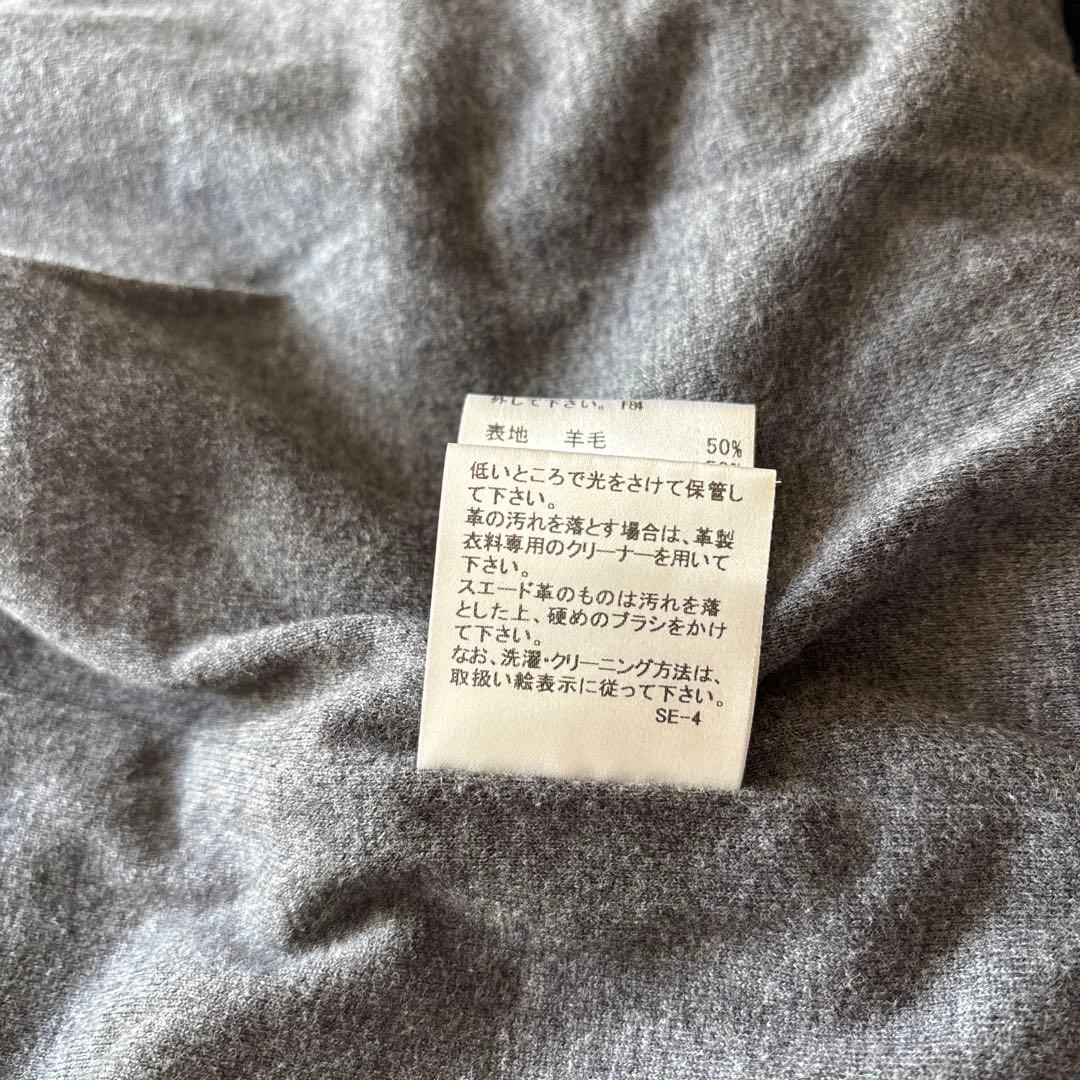 【極美品】バーバリーブラックレーベル ニットベスト 中綿入り フーディー 刺繍入