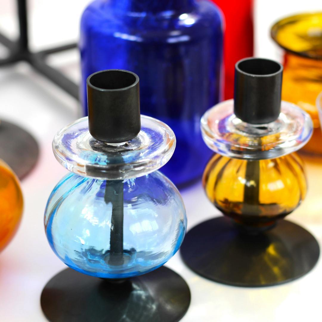 【激レアカラー・美品】エリックホグラン　キャンドルスタンド　コレクターズ品