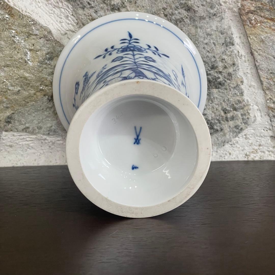 MEISSEN ブルーオニオン　フラワーベース　花瓶