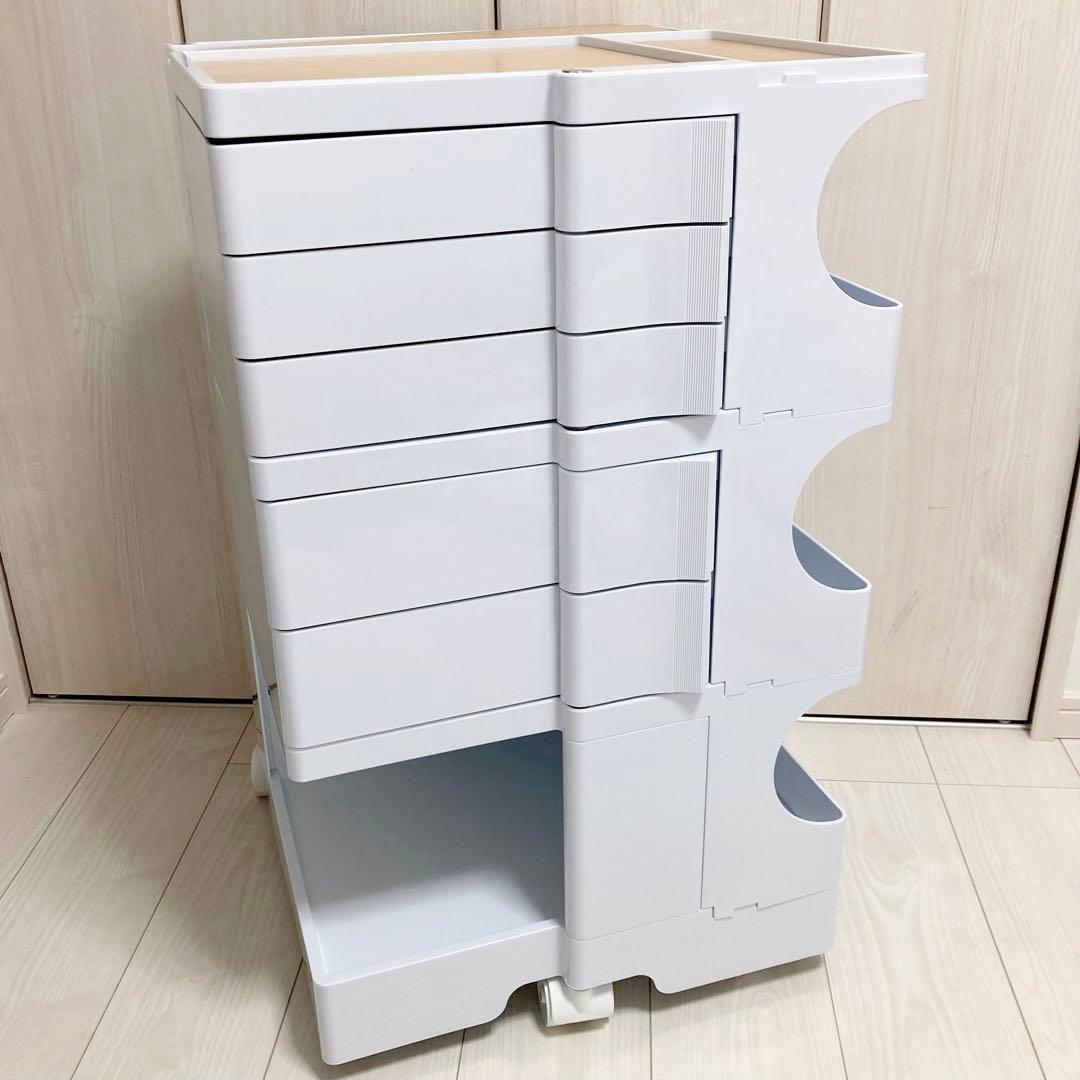 美品◆ボビーワゴン リプロダクト レプリカ　ホワイト　サイドワゴン キャスター