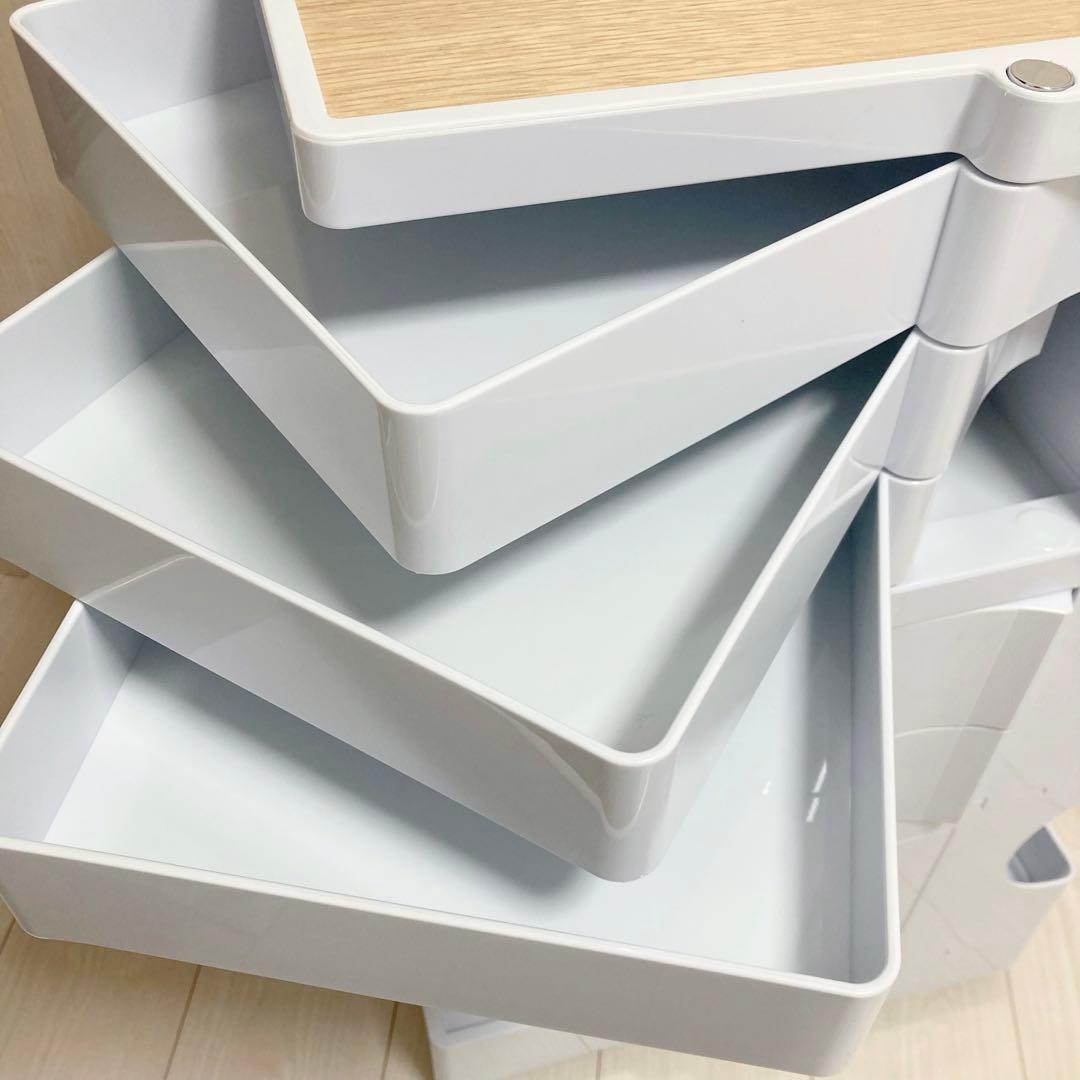 美品◆ボビーワゴン リプロダクト レプリカ　ホワイト　サイドワゴン キャスター