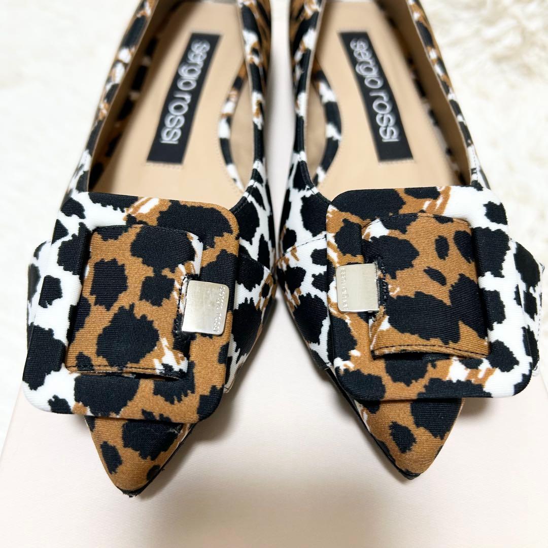 【美品】Sergio Rossi セルジオロッシ パンプス フラットシューズ