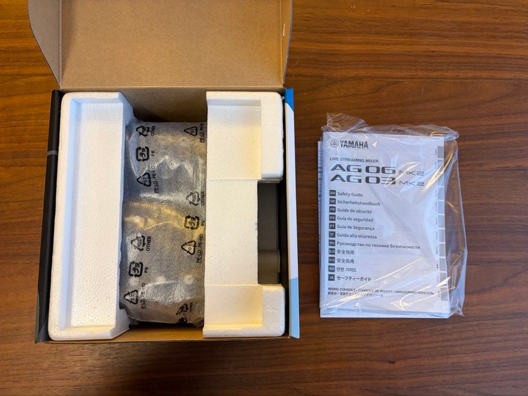YAMAHAAG06MK2 ブラック ミキサー オーディオインターフェース