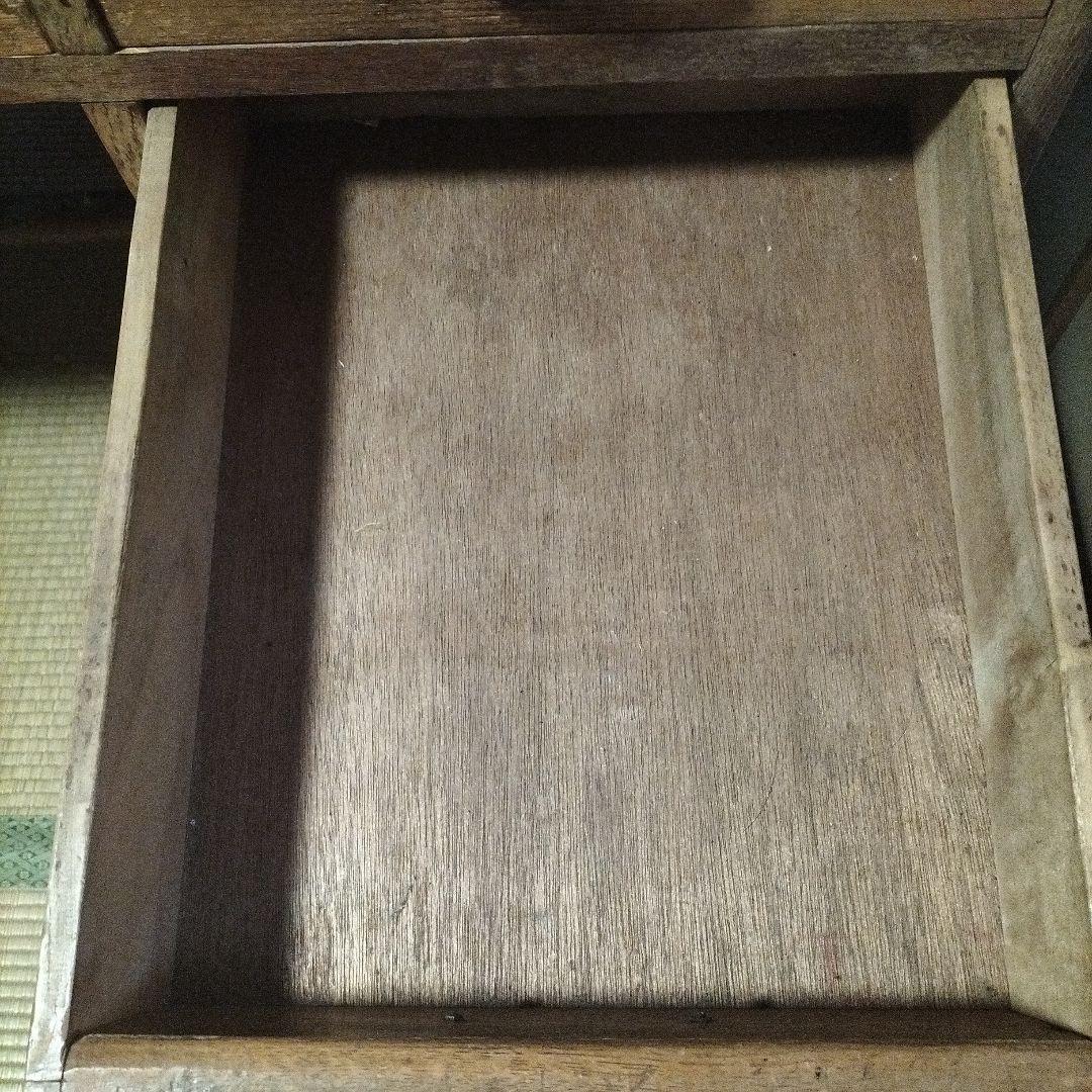 M*c様 【ヴィンテージ】　文机　学習机　昭和レトロ　木製 デスク　古道具　作業