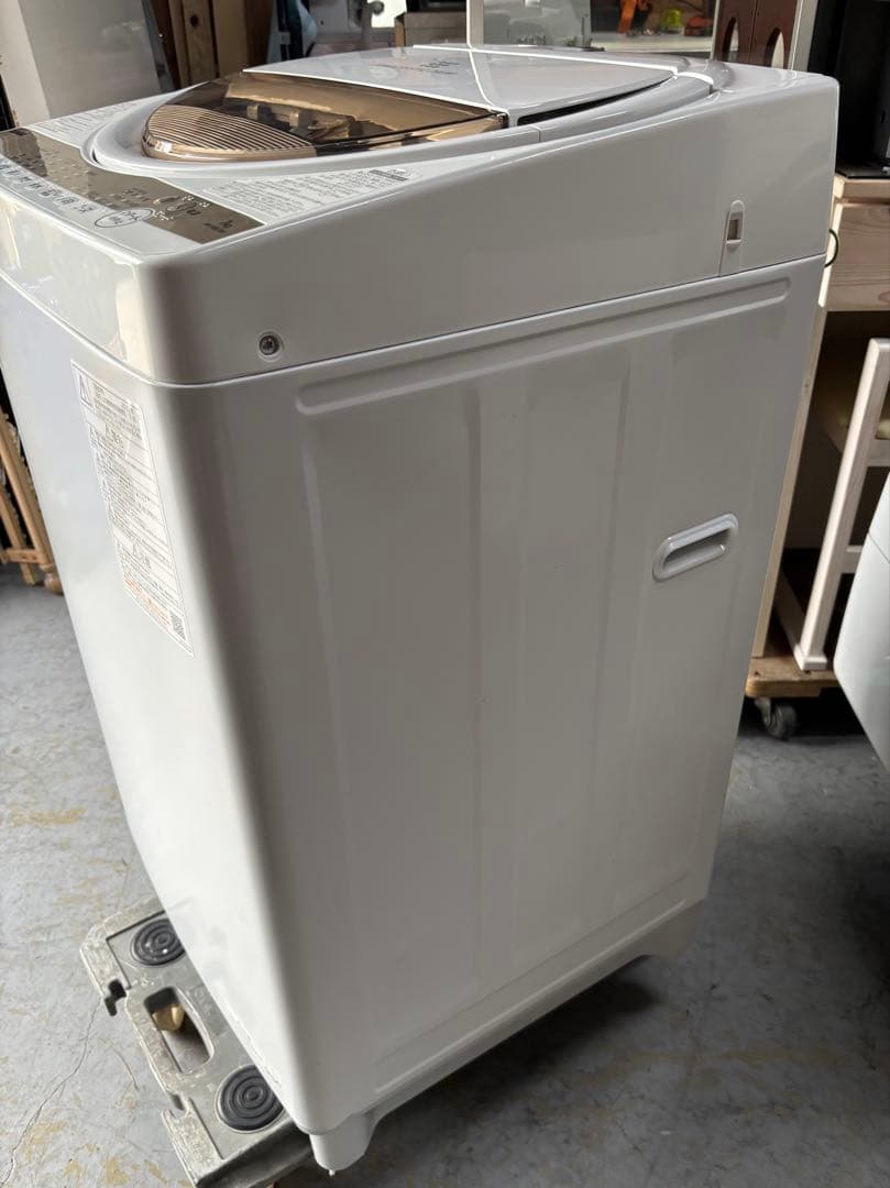 TOSHIBA 東芝 7Kg 洗濯機2022年製 分解クリーニングUsed/美品
