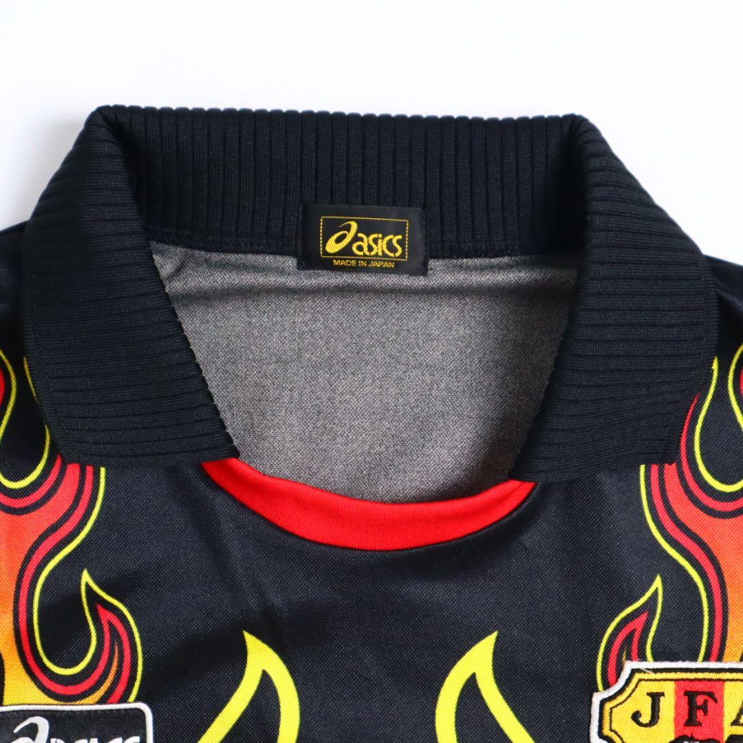 90s 1998 日本代表 川口能活 ファイヤーパターン ユニフォーム 本物