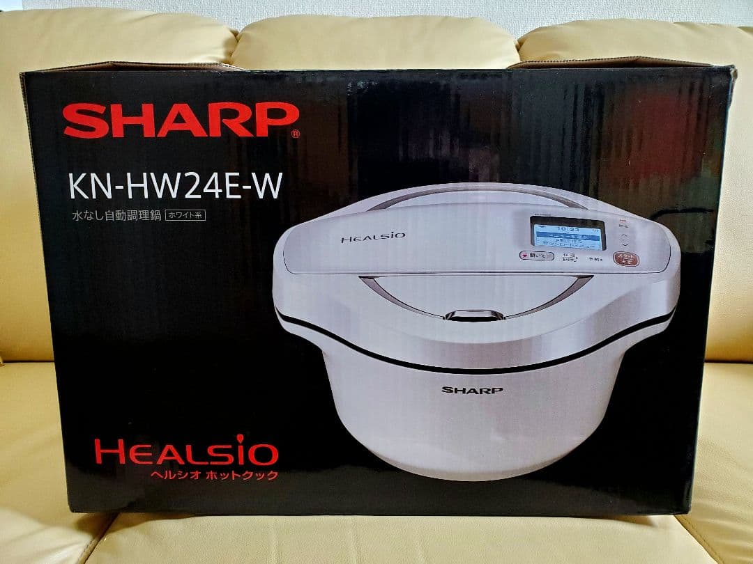 【美品】SHARP KN-HW24E-W 自動圧力調理鍋