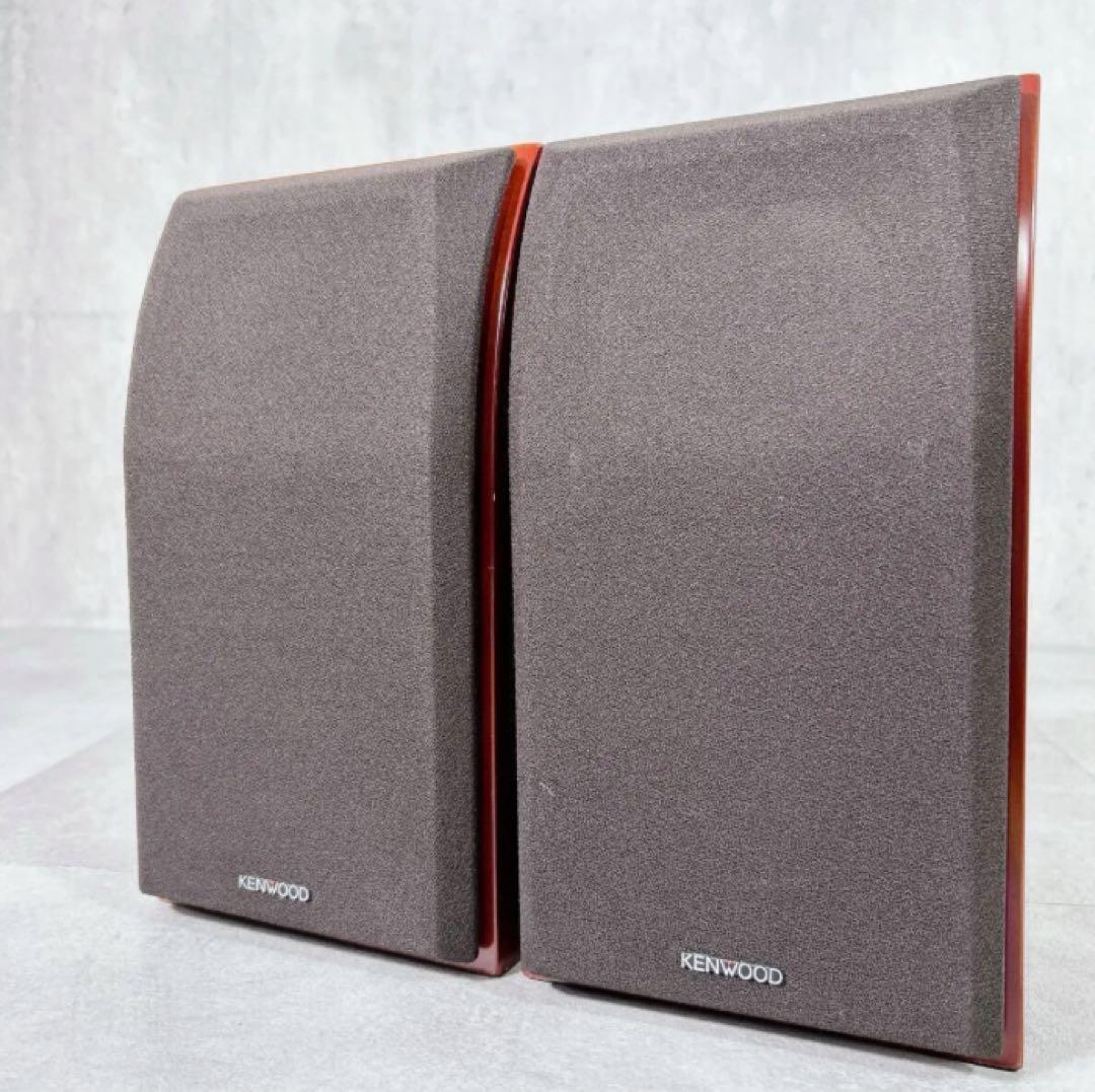 V128 ケンウッド LS-K1000 ペア スピーカーシステム 木目