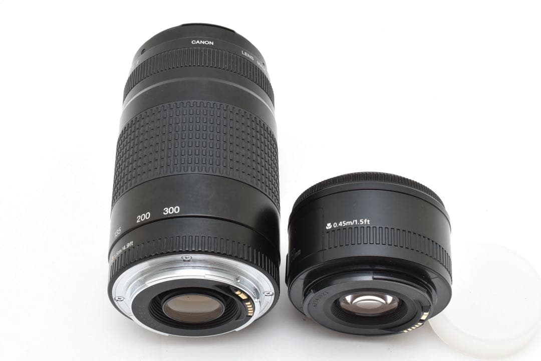 レンズ(ズーム) Canon EF 50mm F1.8 II / EF 75-300mm