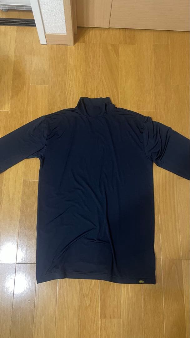 ネイビー ノースリーブ & 長袖ハイネック アンダーシャツ