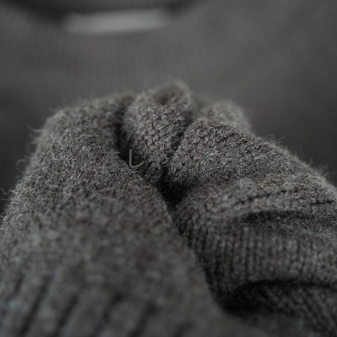 AMI PARIS ハート刺繍 クルーネックニットセーター 秋冬 ユニセックス