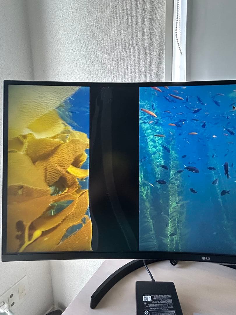 LG カーブド モニター 湾曲　プロジェクター　ディスプレイ　PC ジャンク