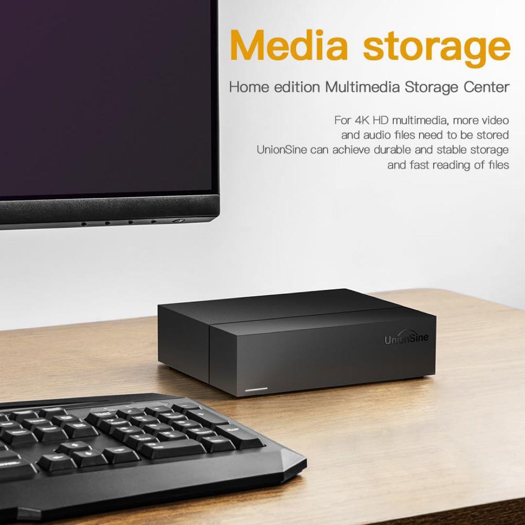 ★外付けハードディスク 14TB UnionSine 3.5インチ